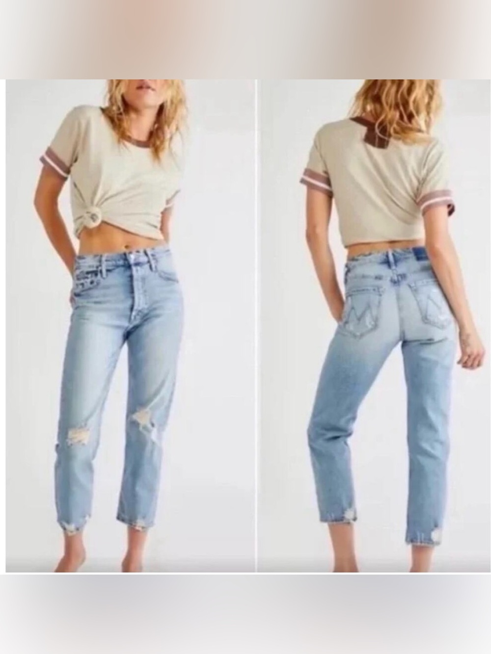 MOTHER Superior The Tomcat Jeans in The Confessions size 24